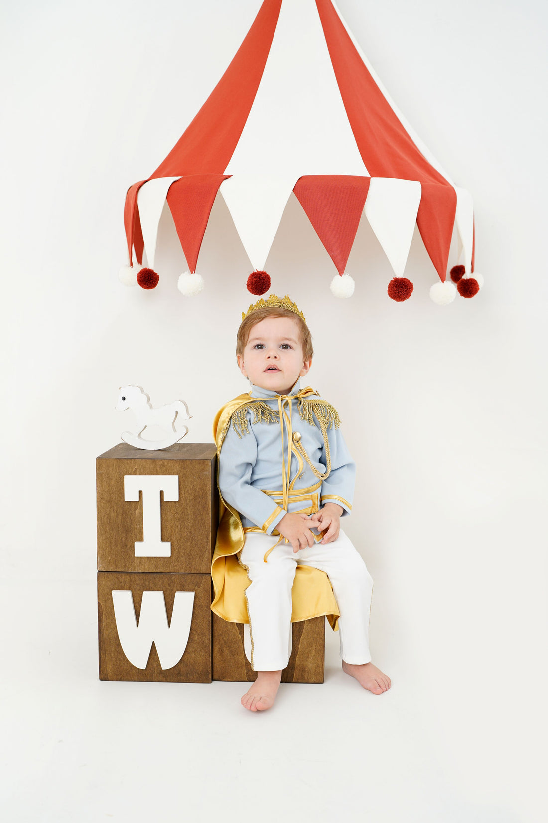 Baby Blue Baby Boys Prince Suit Baby Girl Dress for Special Occasion