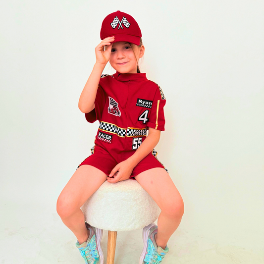 Race F1 costume toddler Baby Girl Dress