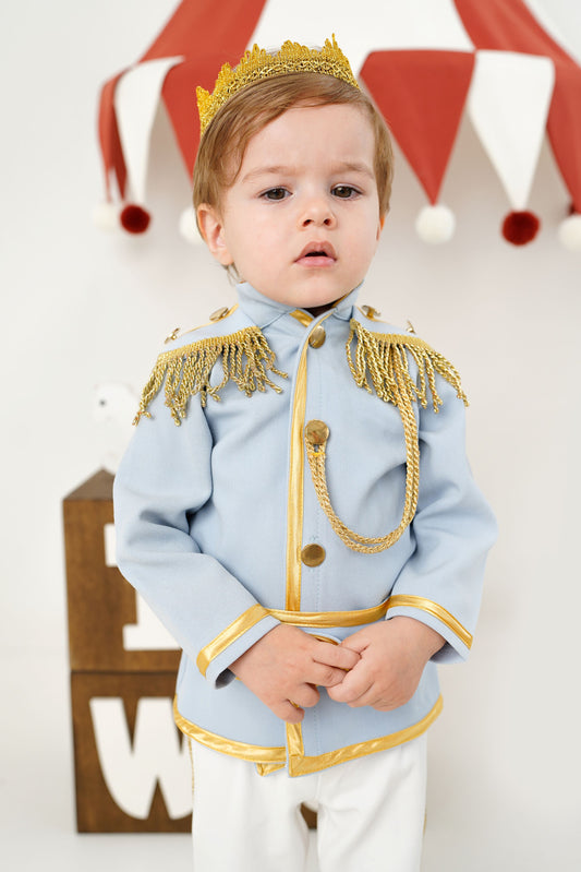 Baby Blue Baby Boys Prince Suit