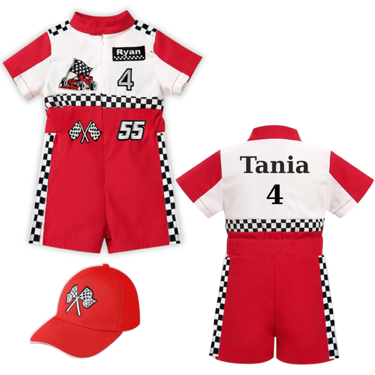 Race F1 costume toddler Baby Girl Dress