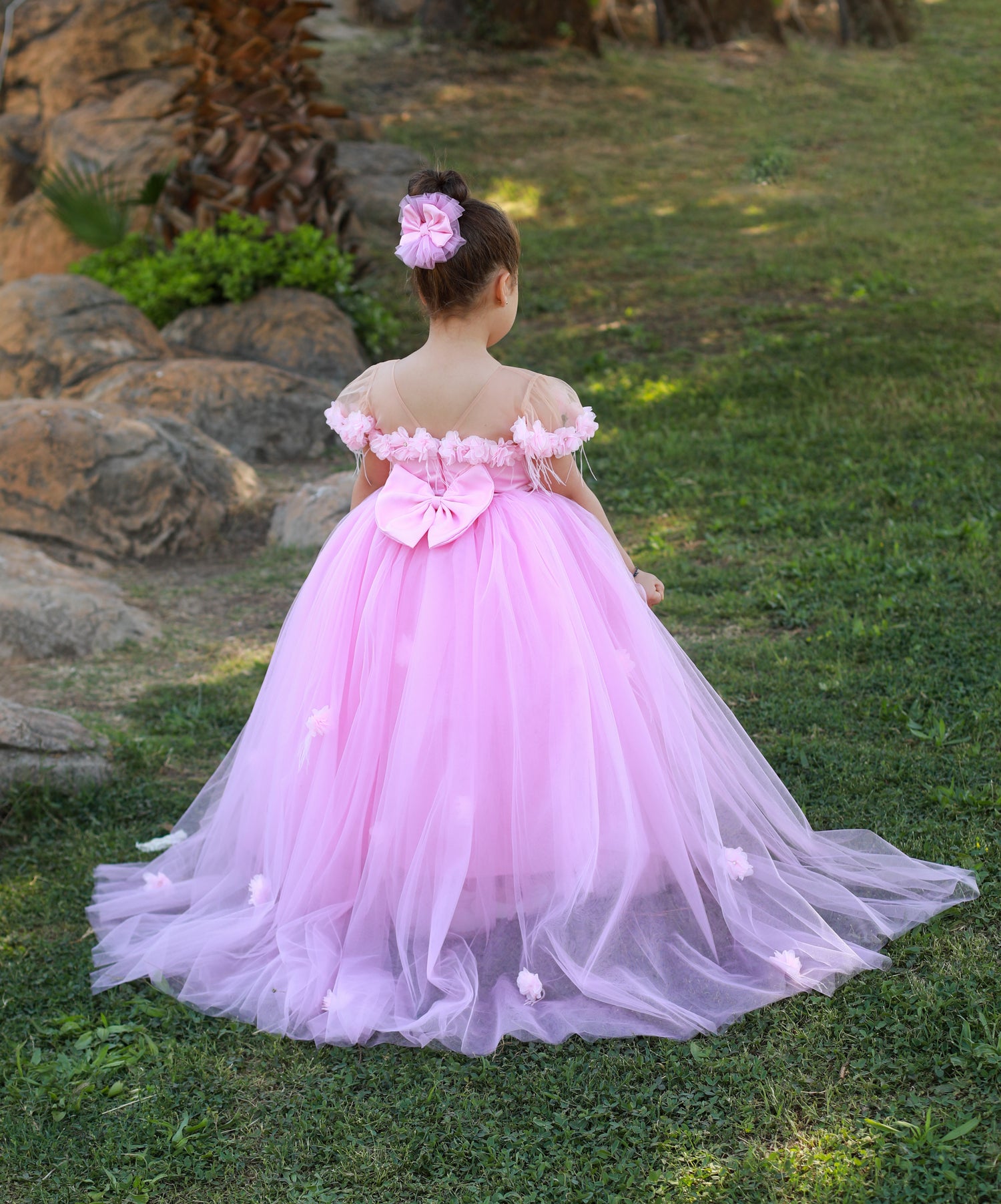 Rebecca flower girl dress pink Baby Girl Dress