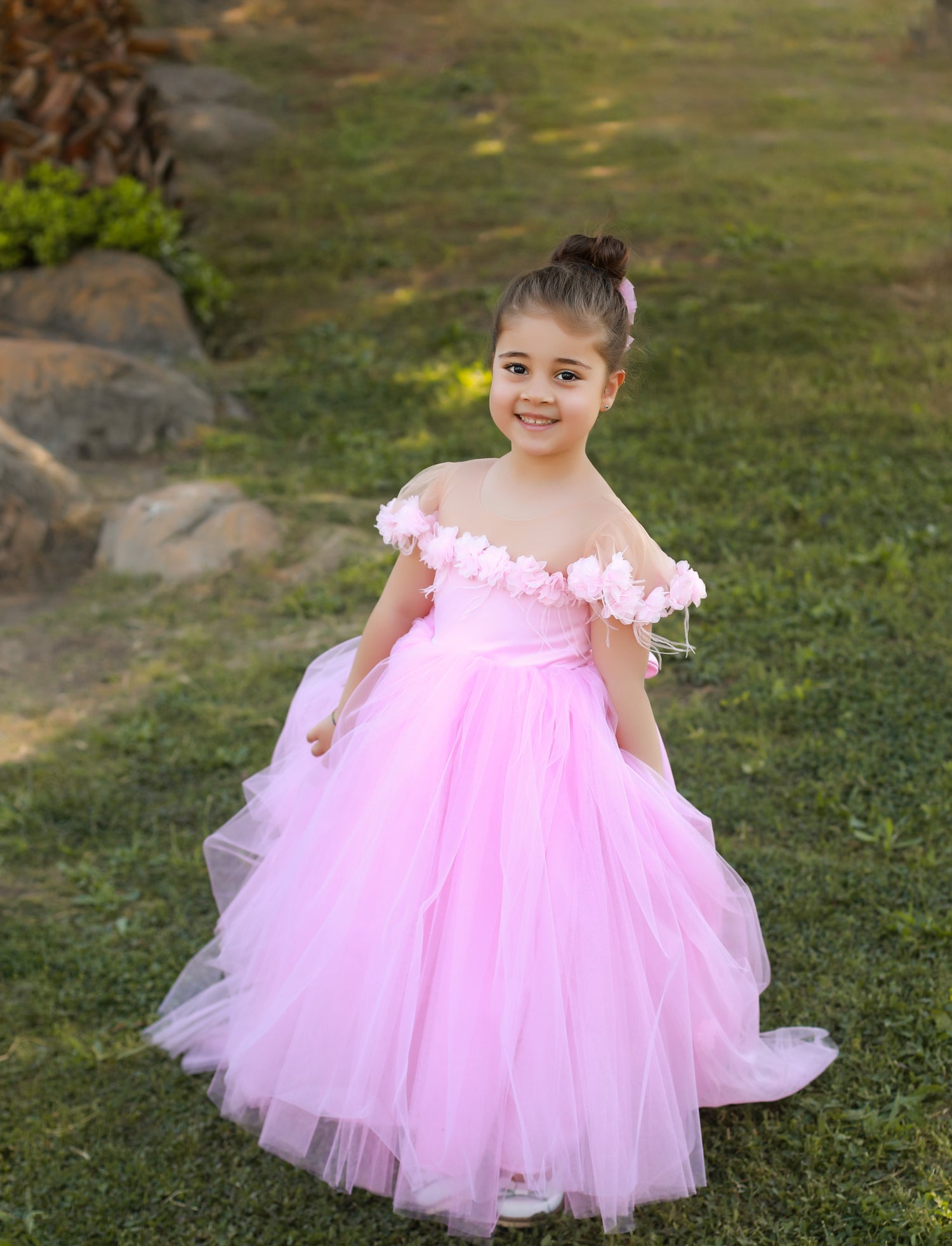 Rebecca flower girl dress pink Baby Girl Dress