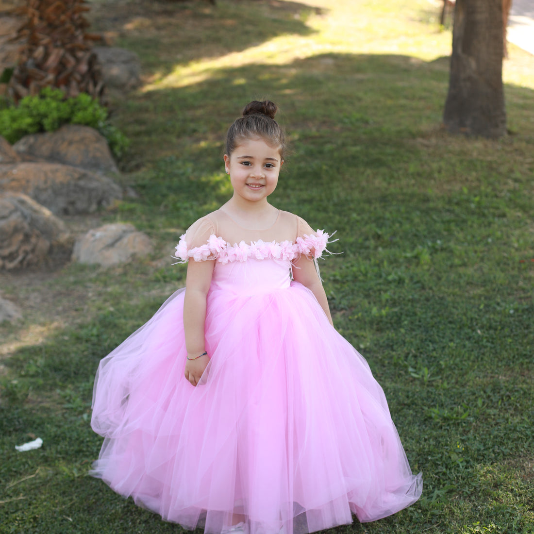 Rebecca flower girl dress pink Baby Girl Dress for Special Occasion