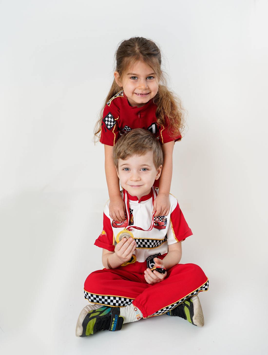 Kids Race Car Costume short sleeve with shorts Baby Girl Dress for Special Occasion