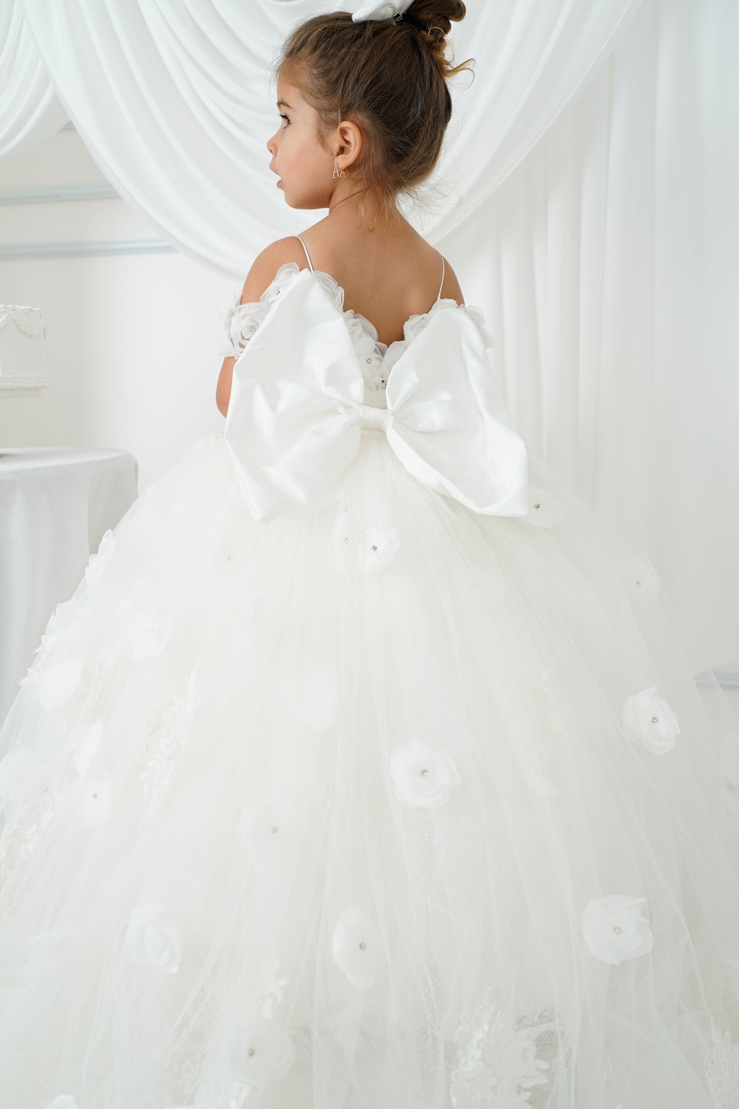 White quinceanera girl dress Baby Girl Dress