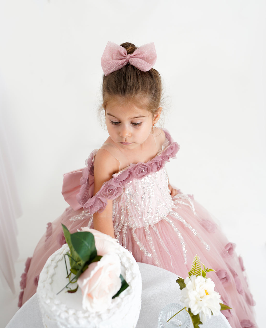 Quinceanera Dress Blush Rose Baby Girl Dress for Special Occasion