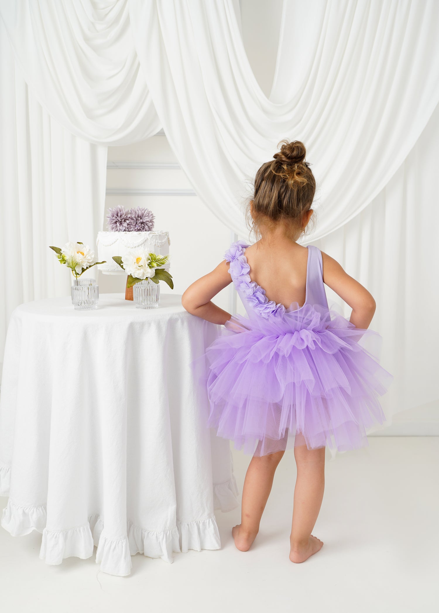 Ballerina tutu lilac Baby Girl Dress