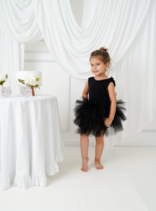Flower black ballerina tutu