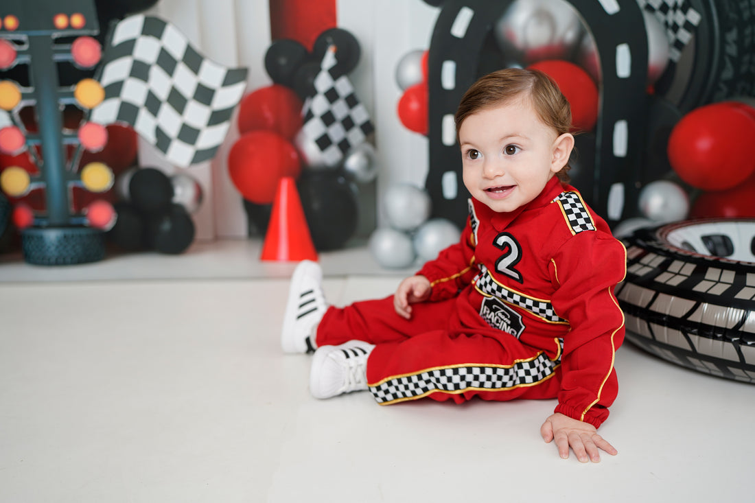 Baby boy racer personalized suit, hotwheels baby outfit Baby Girl Dress for Special Occasion
