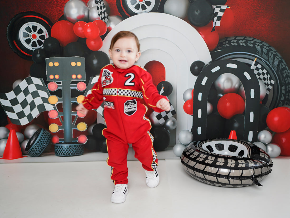 Baby boy racer personalized suit, hotwheels baby outfit Baby Girl Dress for Special Occasion