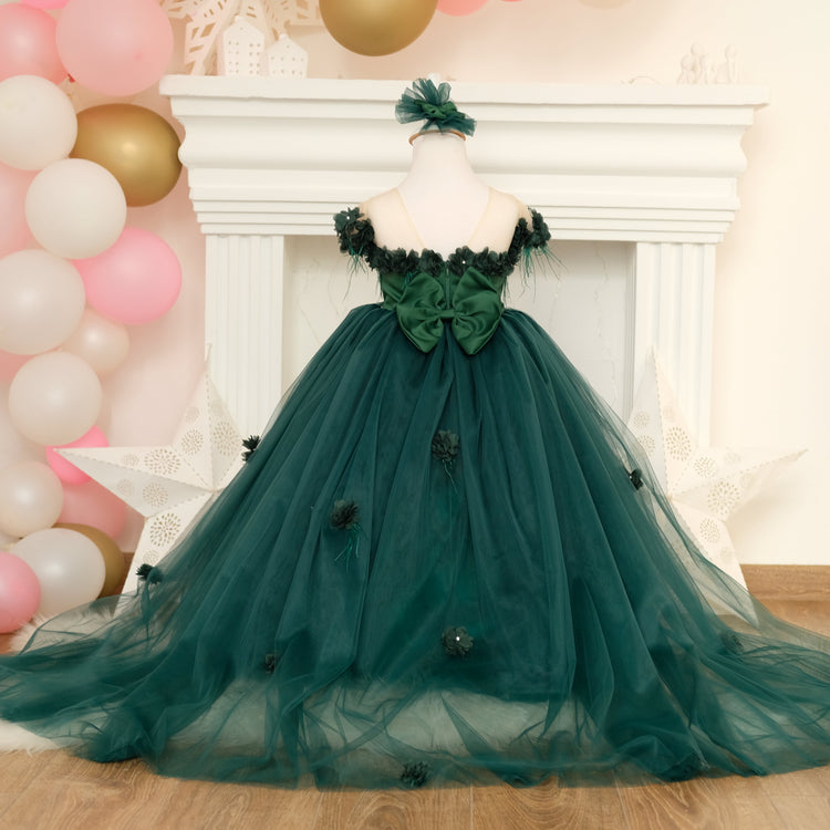 Rebecca Dress Emerald Green