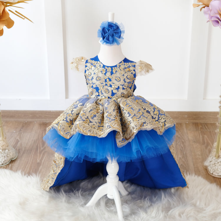 Princess Charlotte Dress royal blue