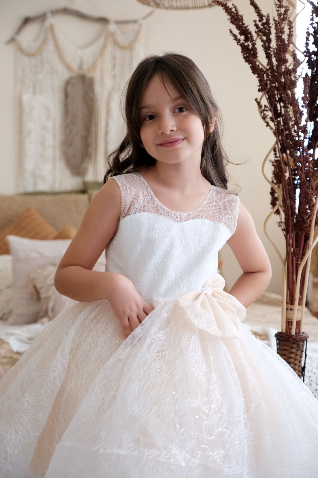 Nina flower girl lace dress Baby Girl Dress for Special Occasion