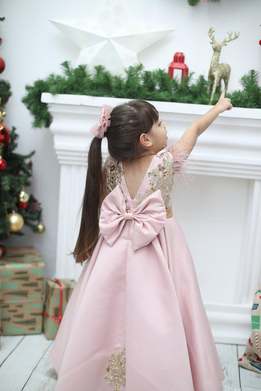 Jesse Girl Dress Blush