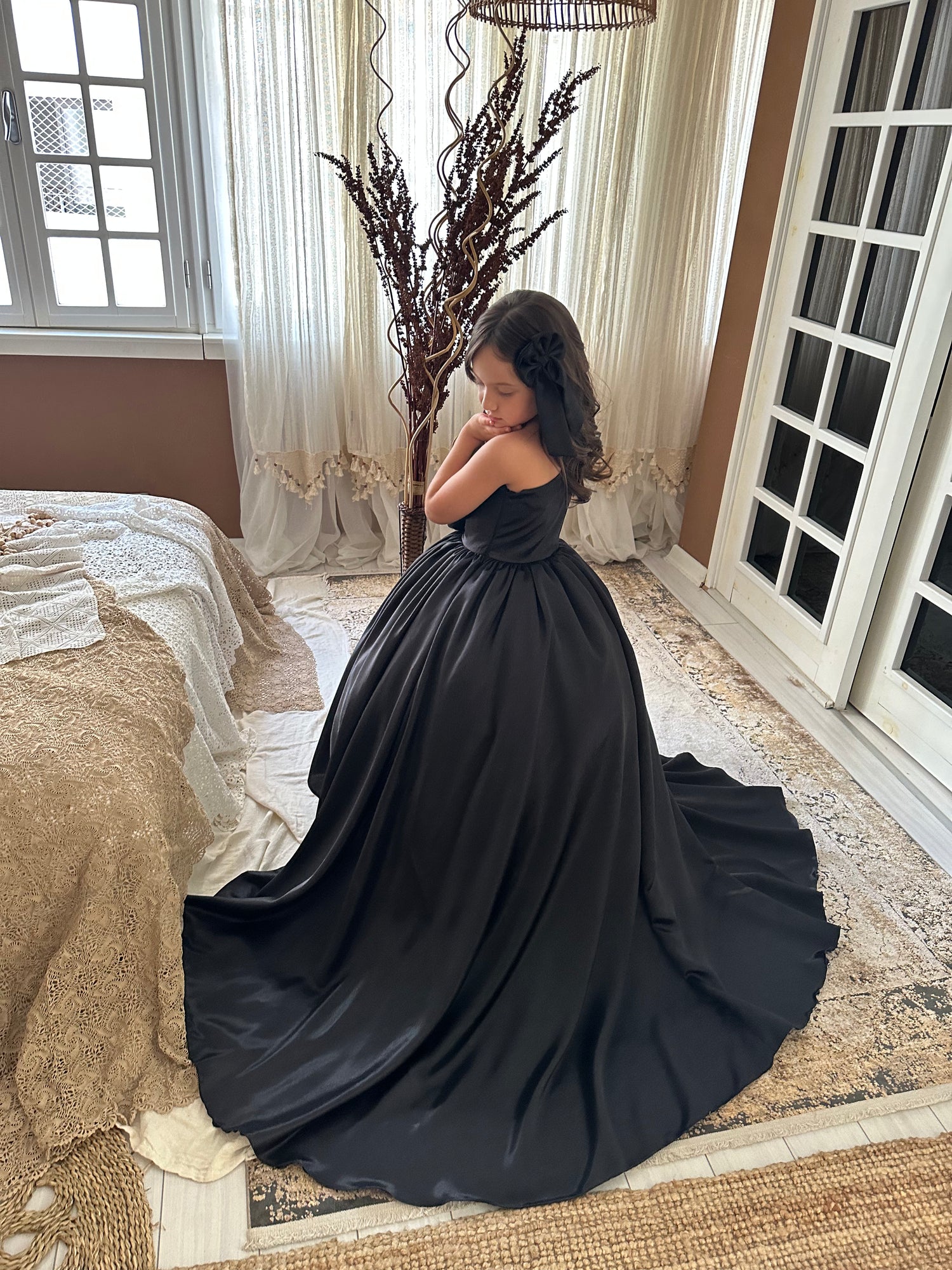 Holly black girl prom gown MyBabyByMerry Holly black girl prom gown MyBabyByMerry