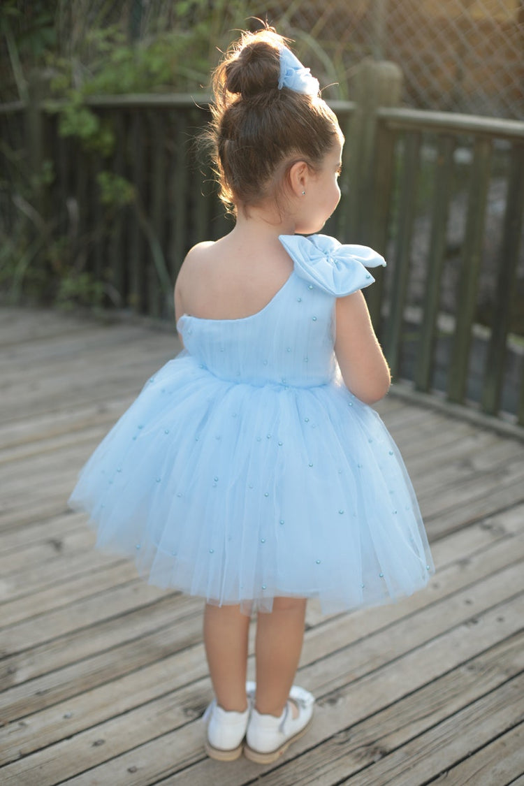Stella Blue Pearl Girl Dress