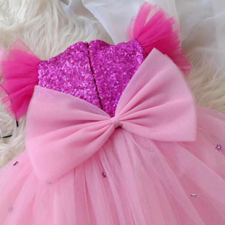 Barbie Inspired Dress Pink