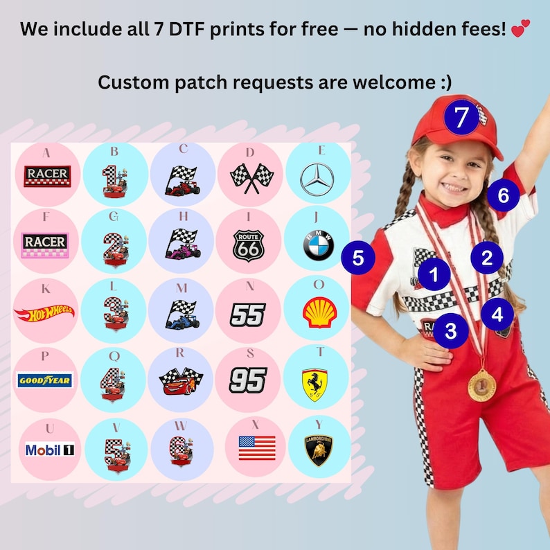 Kids Race Car Costume - Red - White Long Sleeve Racing Jumpsuit Baby Girl Dress for Special Occasion