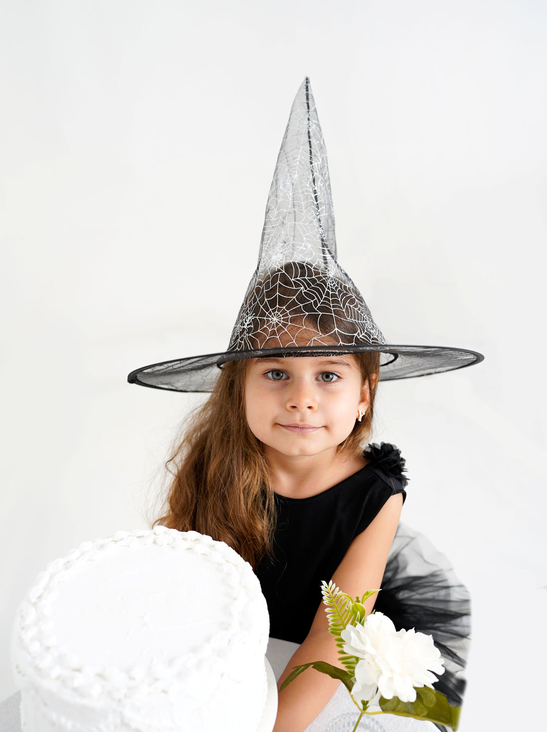 Black Halloween Witch Dress With Tutu Baby Girl Dress for Special Occasion