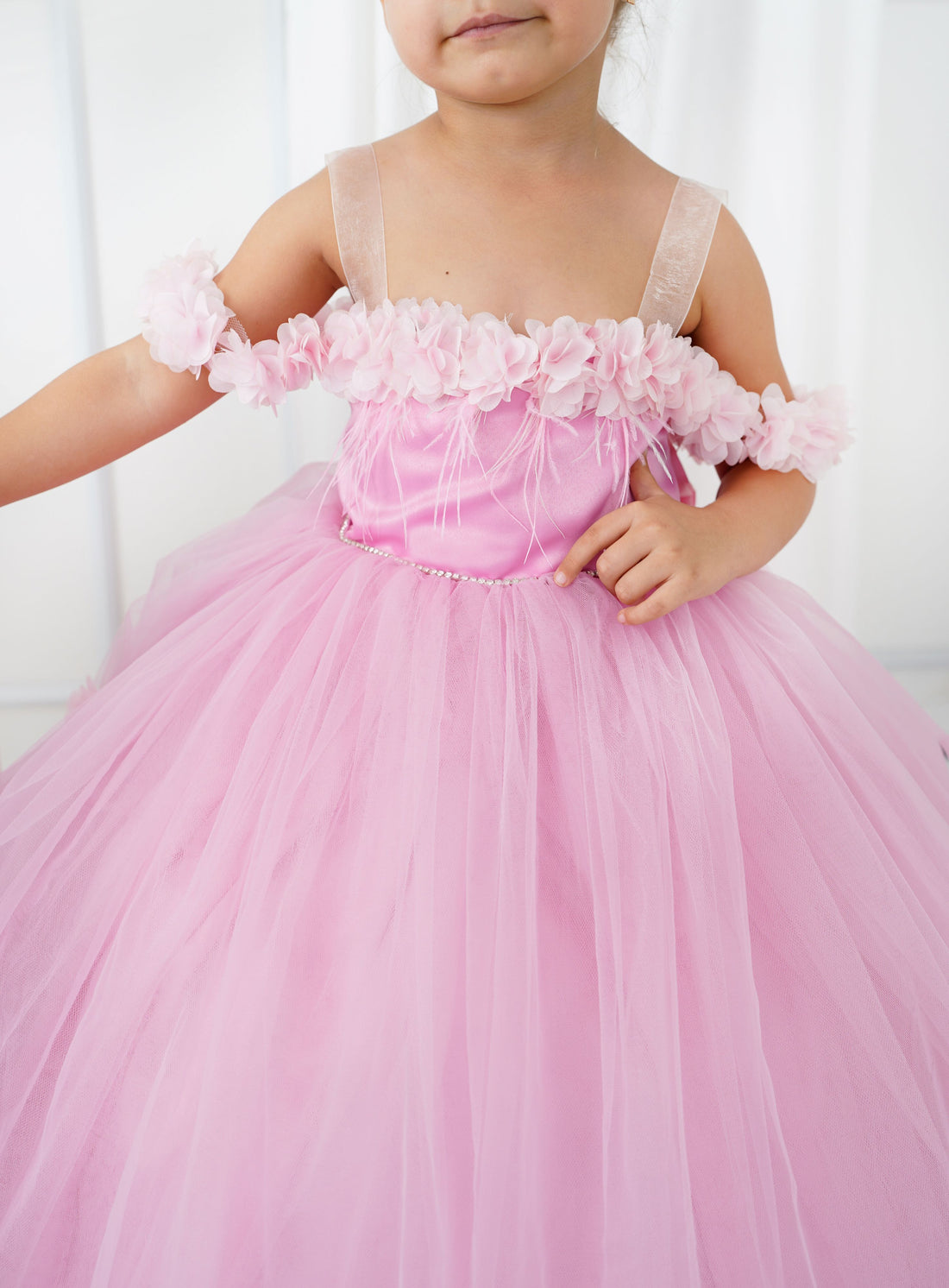 Rebecca flower girl dress pink Baby Girl Dress for Special Occasion