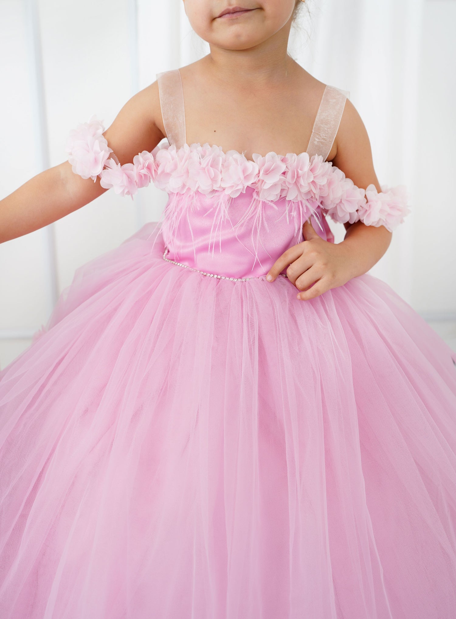 Rebecca flower girl dress pink Baby Girl Dress