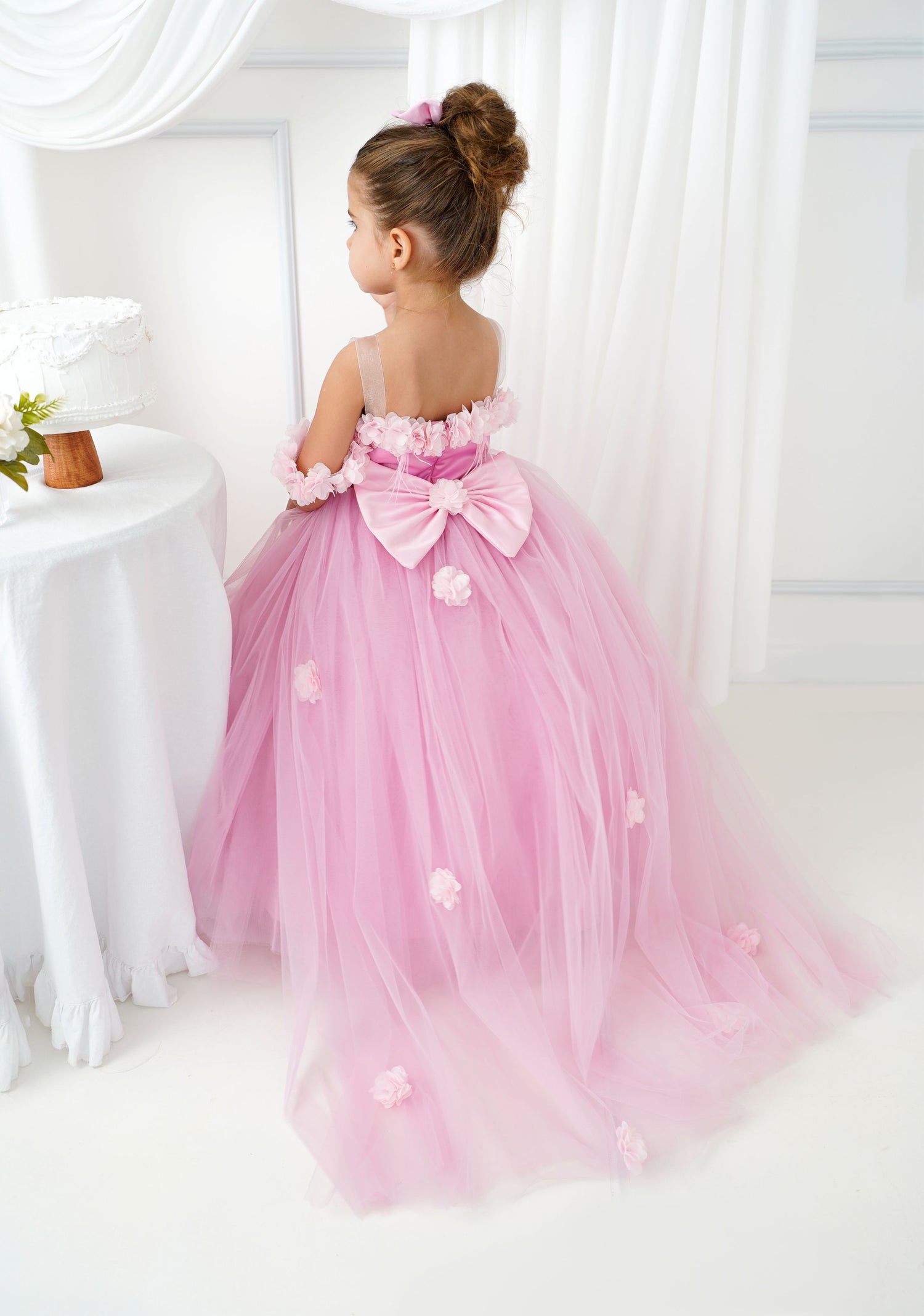 Rebecca flower girl dress pink Baby Girl Dress