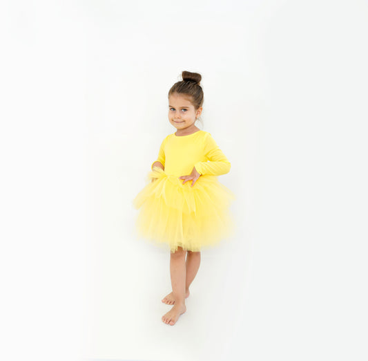 Ballerina tutu yellow Baby Girl Dress