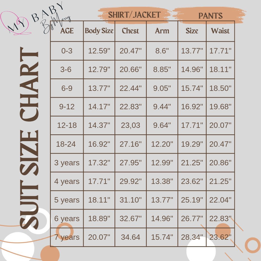 the size chart for a t - shirt Baby Girl Dress for Special Occasion
