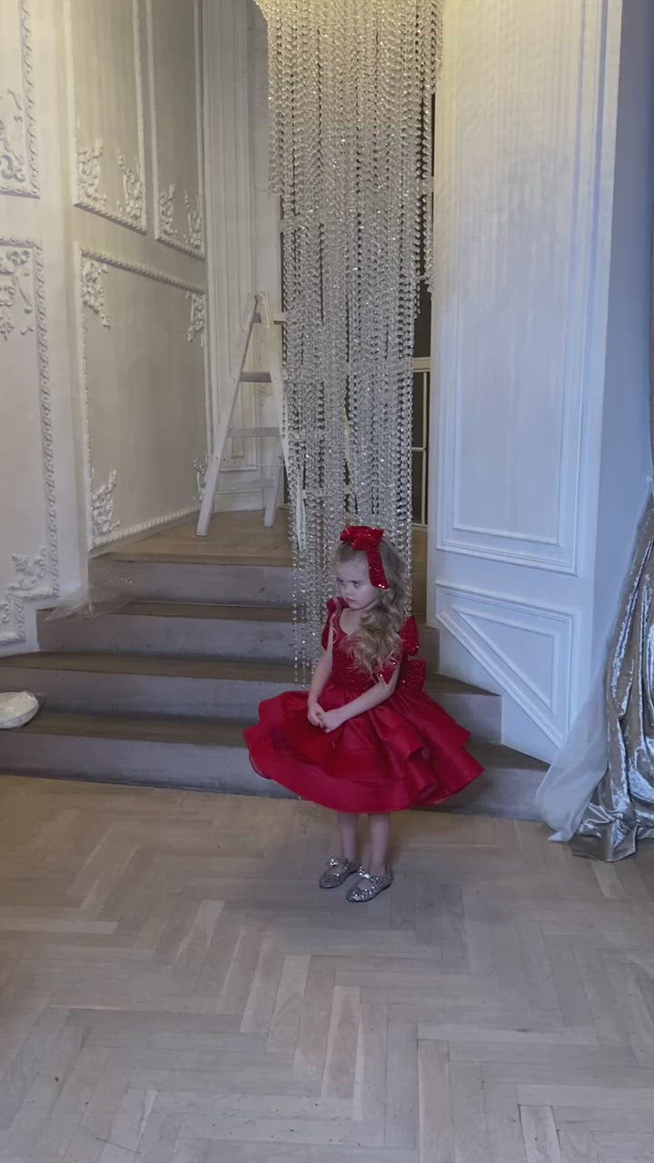 Red Velvet Dress