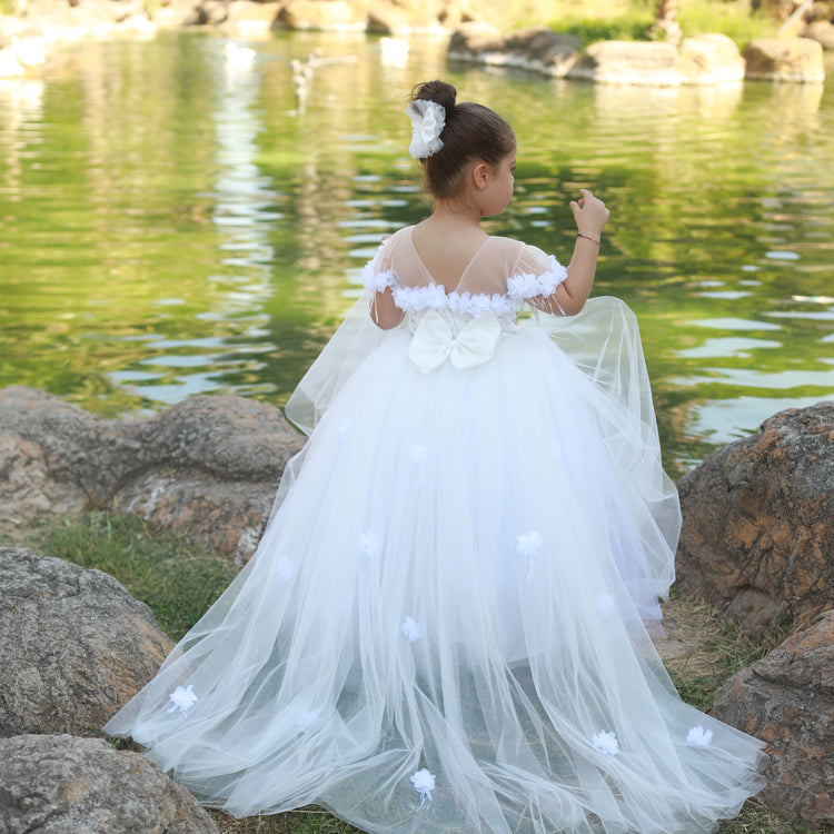 flower girls dresses for wedding white