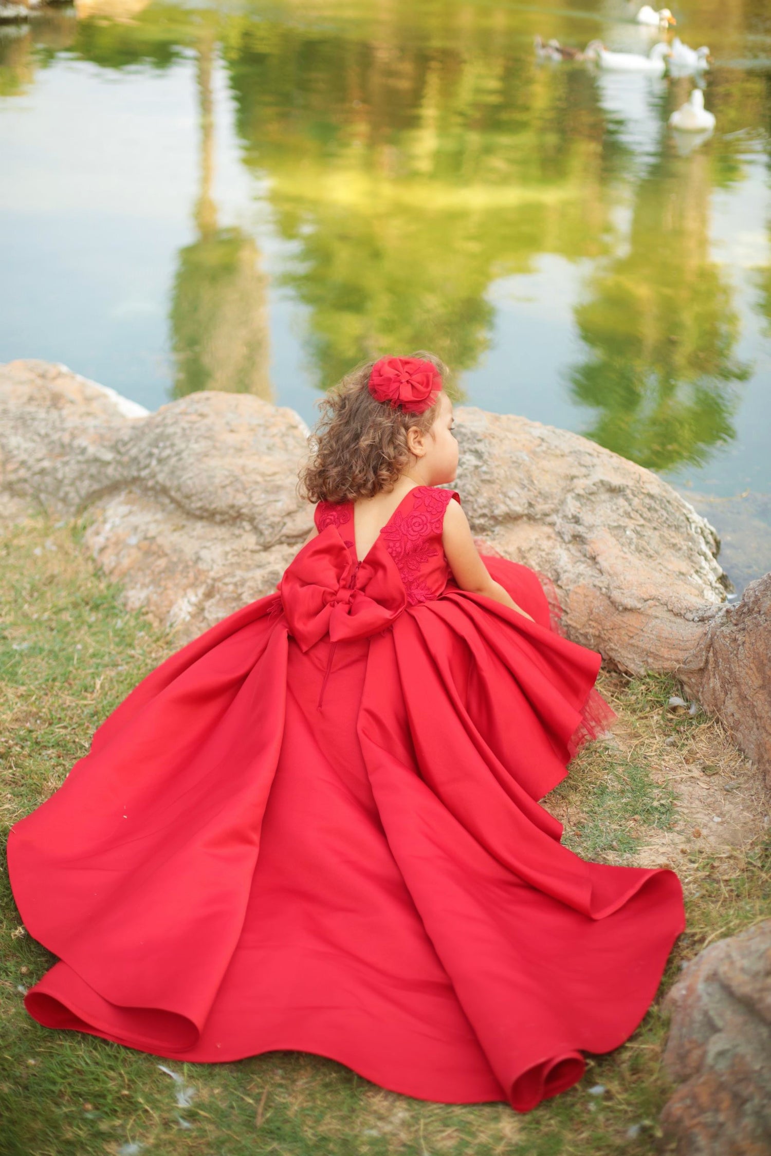 girl in red dress Red Baby Dresses | Girl Red Dress