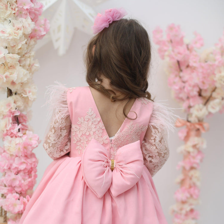 Pink baby girl dress