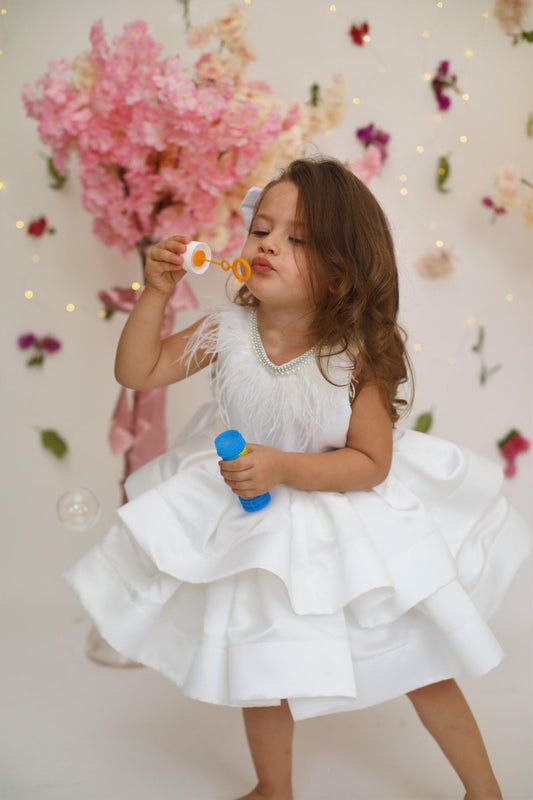 Girl White Dress