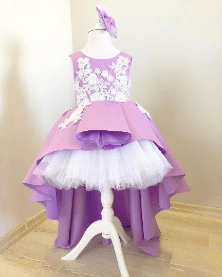 Bonita Girl Dress Lilac
