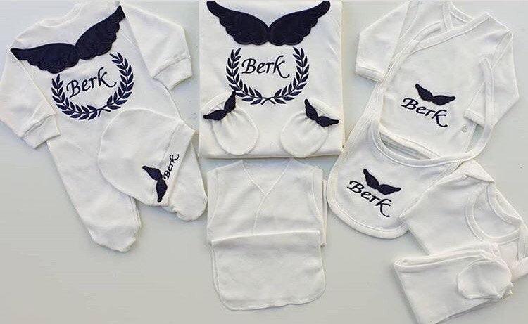 New Born Set with Name Special - MyBabyByMerry 