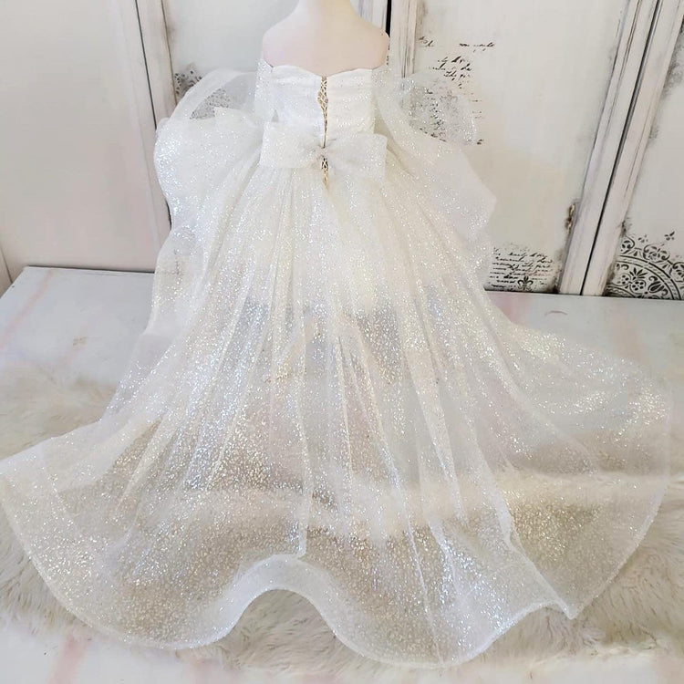 White Glittery Dress