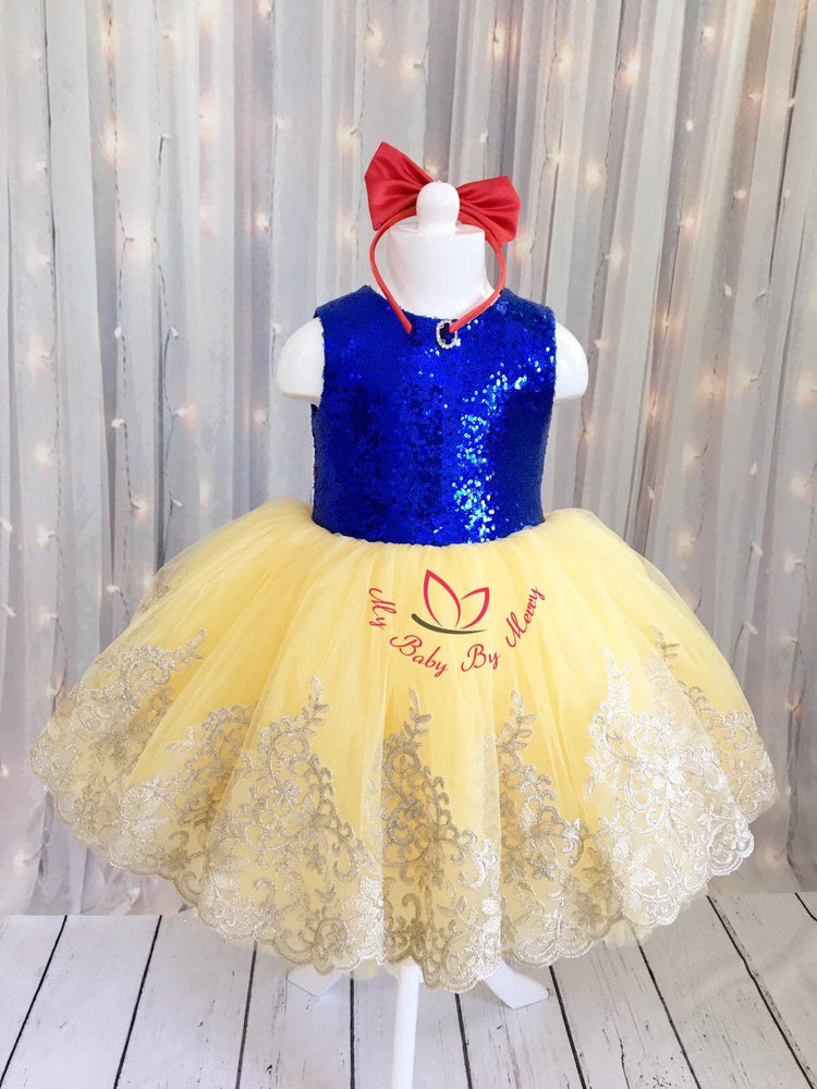 Snow White Dress - MyBabyByMerry 