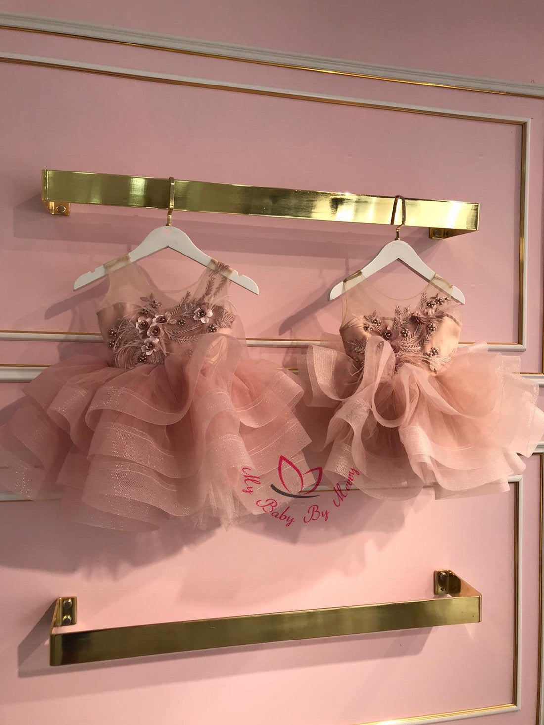 Olivia blush flower girl dress Baby Girl Dress for Special Occasion