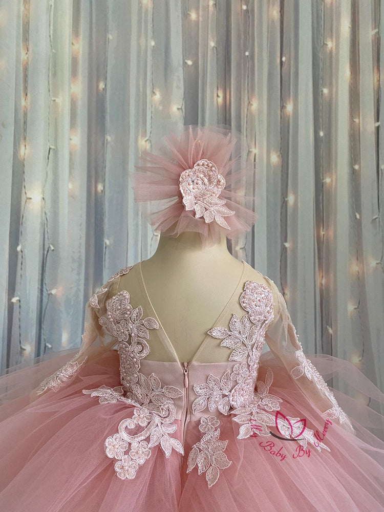 Lace Tutu Pink Dress