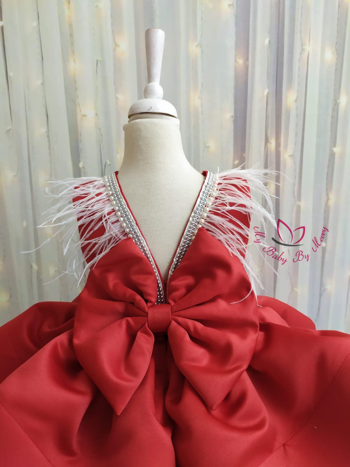 Girl Red Dress