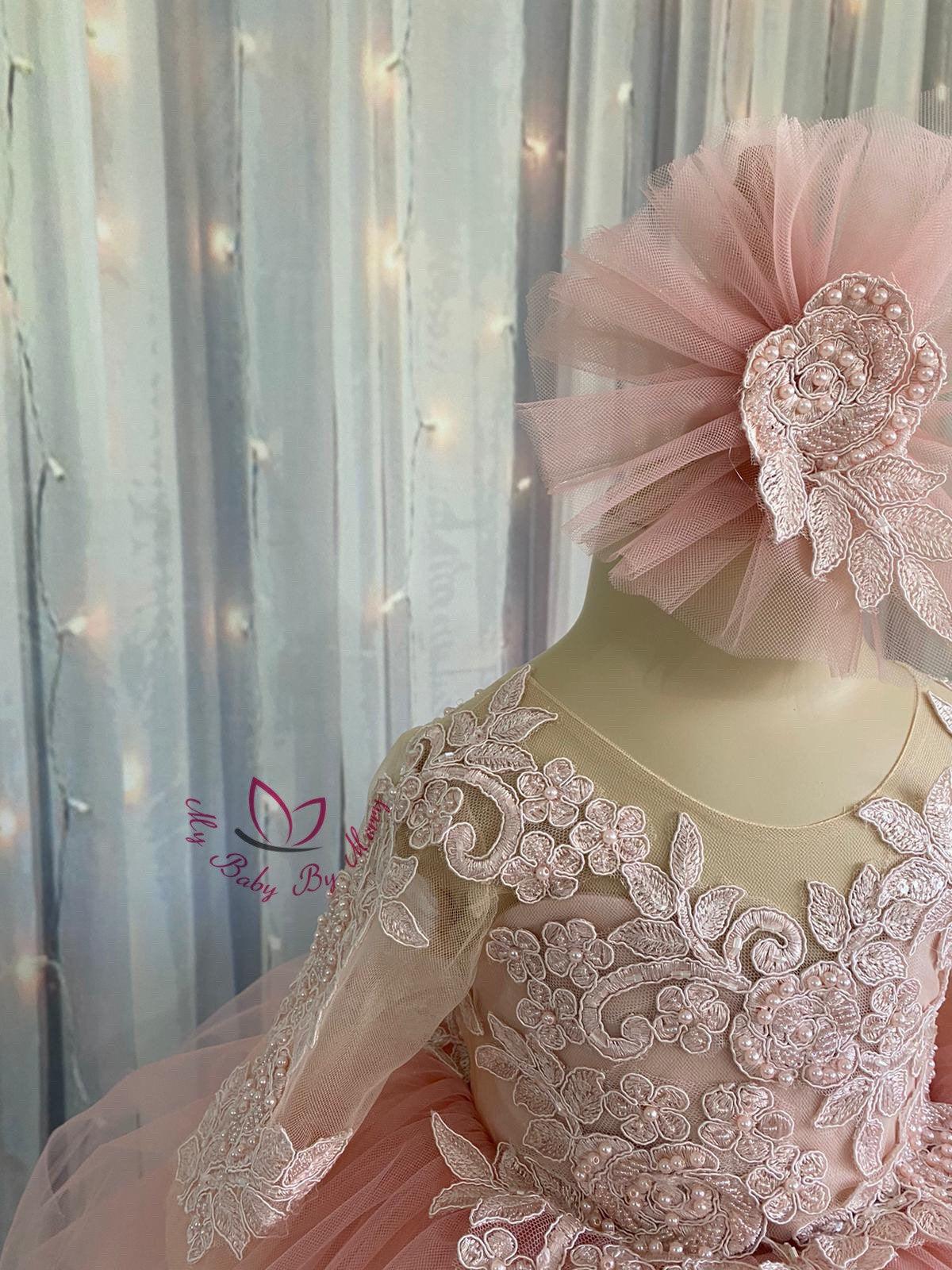 Lace Tutu Pink Dress