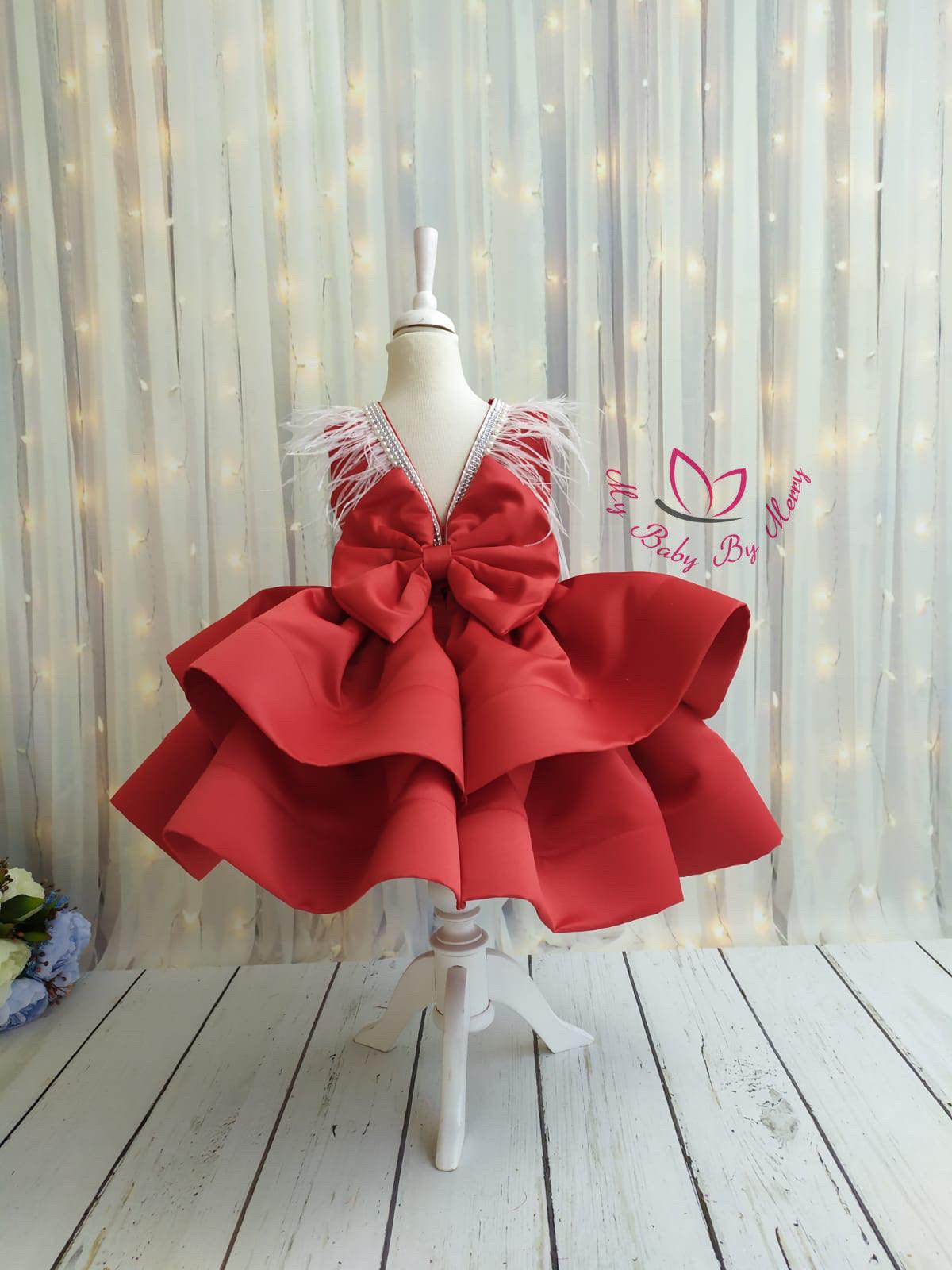 Girl Red Dress
