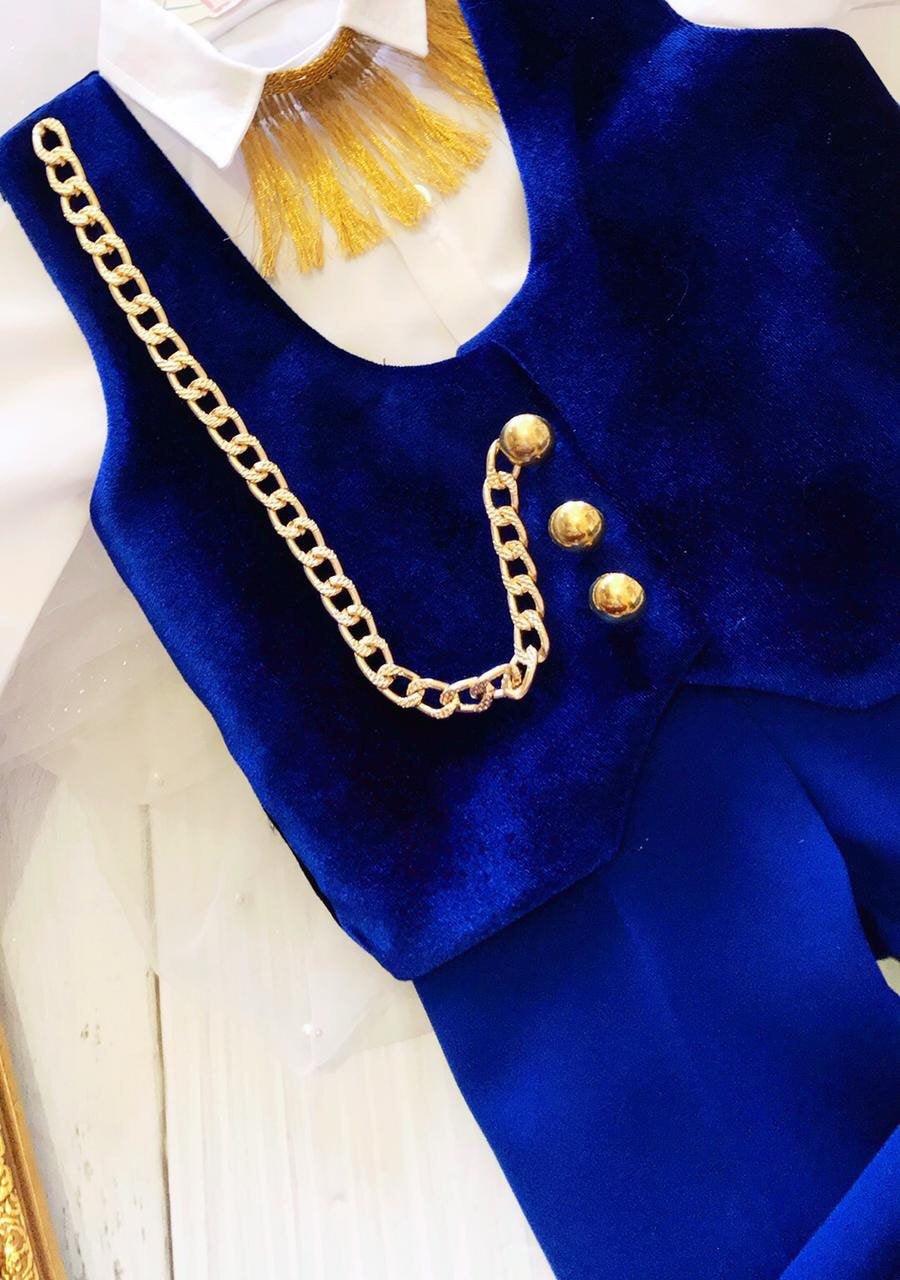 Adorable baby boy jumpsuit in royal blue, featuring a comfortable and stylish design. Perfect for everyday wear or special occasions, this jumpsuit offers a vibrant color and a cozy fit for your little one. Baby Girl Dress for Special Occasion