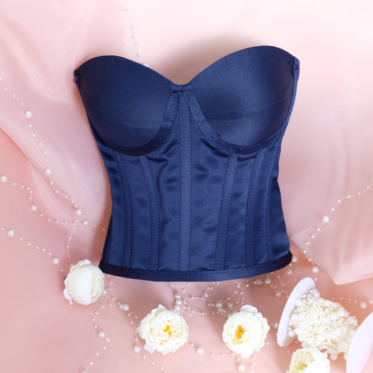 Navy Blue Corset