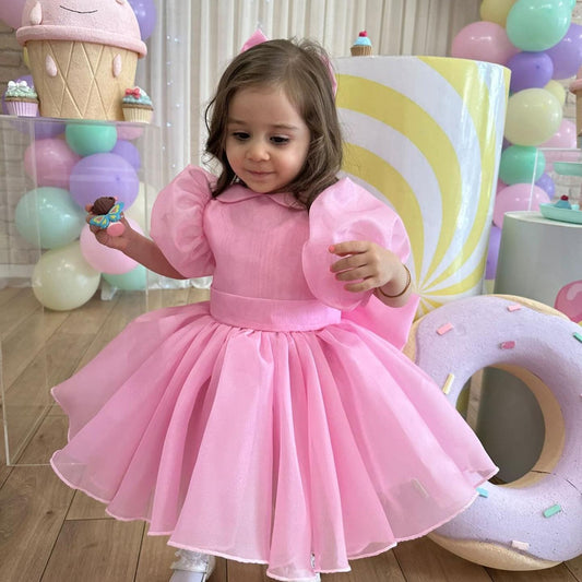 Pink Balloon Dress Baby Girl Dress