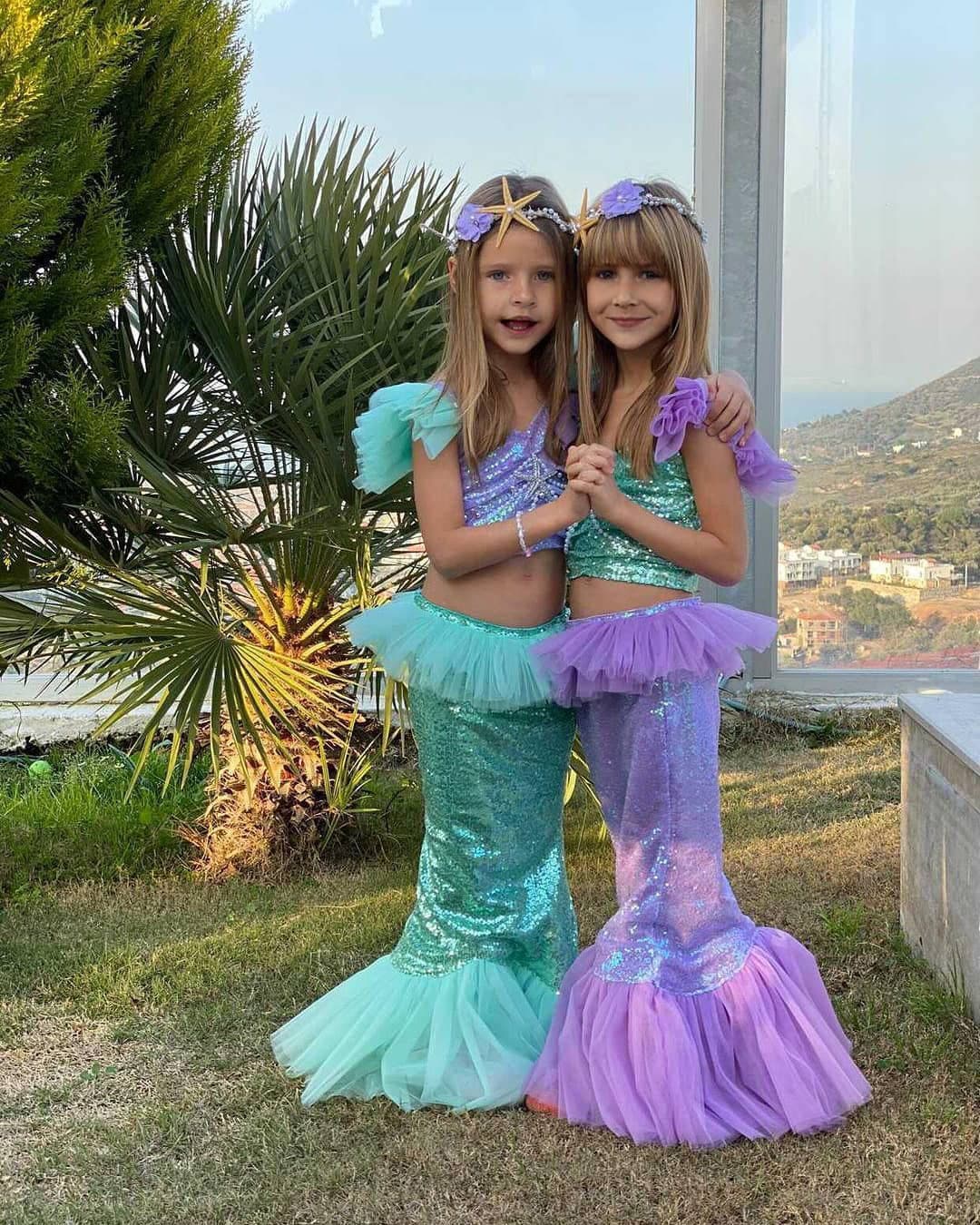 Ariel mermaid dress – MyBabyByMerry - Main Image