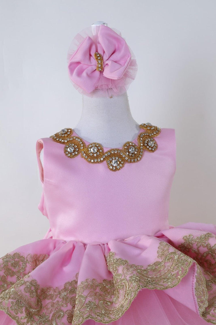 Matilda dress pink - MyBabyByMerry 