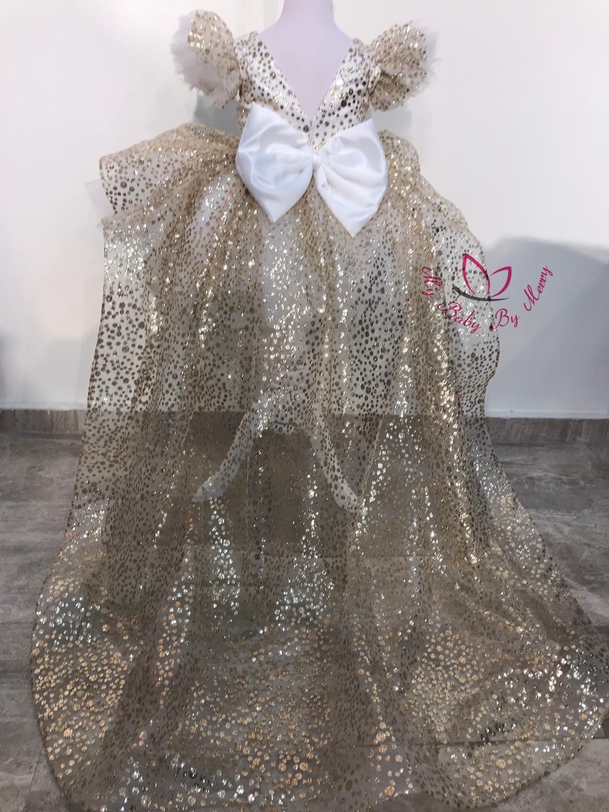 Gold Sequin Dress for Girls