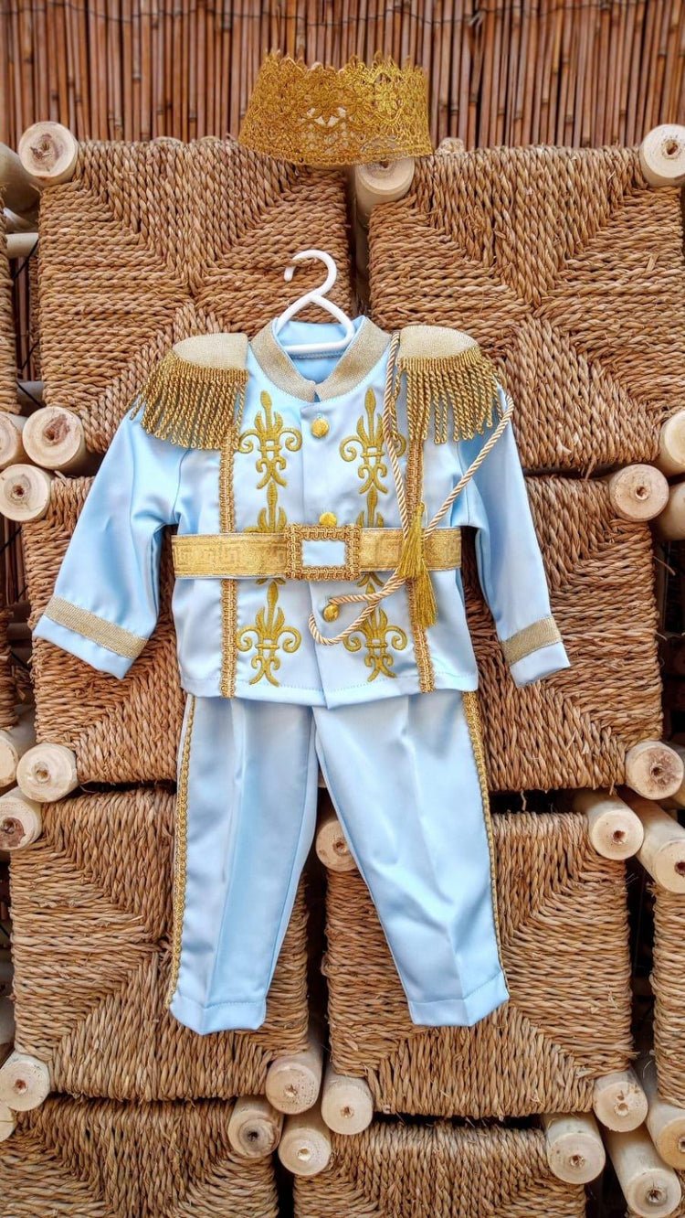 Prince charming costume sky blue