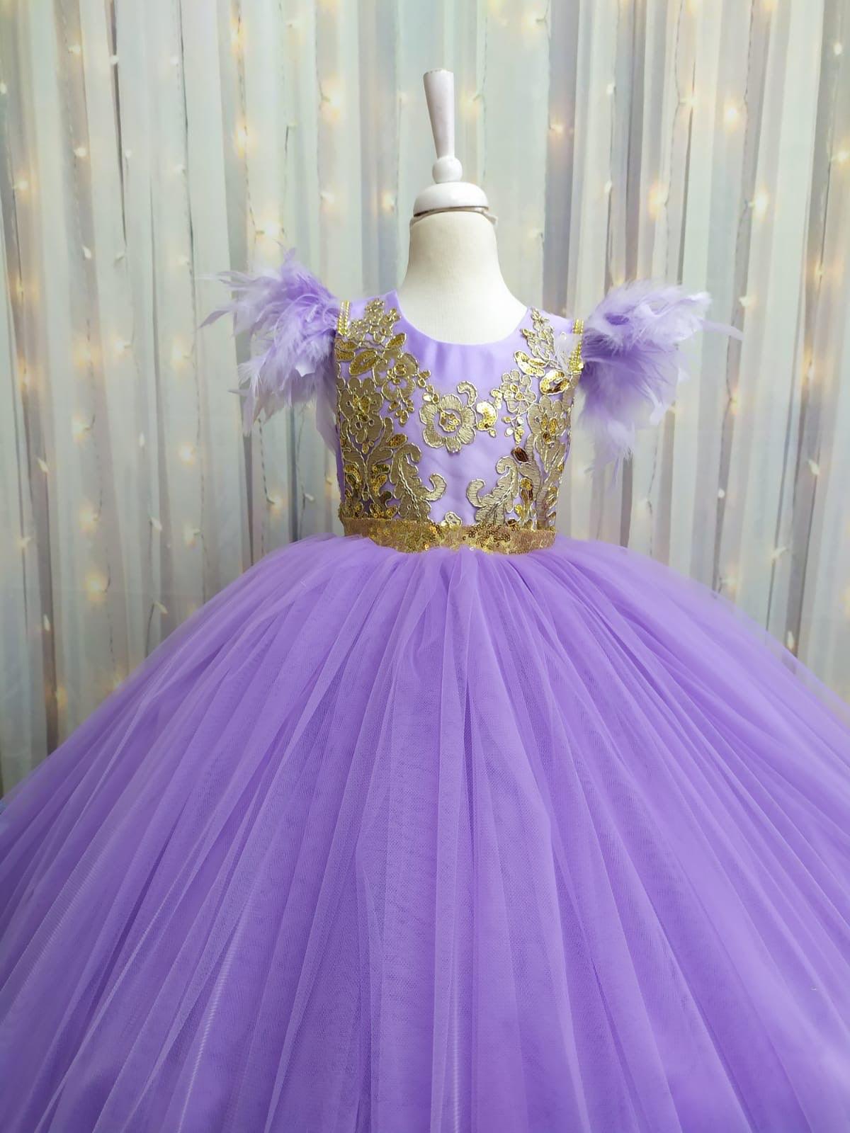 Purple Gown Dress